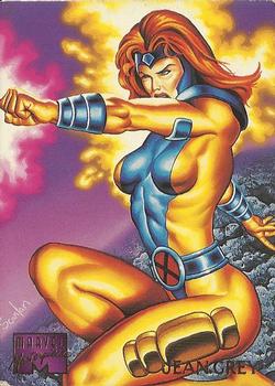1995 Fleer Marvel Masterpieces #57 Jean Grey Front