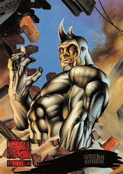 1995 Fleer Marvel Masterpieces #141 Rhino Front