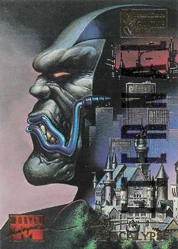 1995 Fleer Marvel Masterpieces - E-Motion Signature Series #1 Apocalypse Front