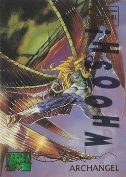 1995 Fleer Marvel Masterpieces - E-Motion Signature Series #4 Archangel Front