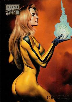1996 Fleer/SkyBox Marvel Masterpieces #9 Crystal Front