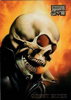 1996 Fleer/SkyBox Marvel Masterpieces #16 Ghost Rider Front