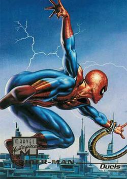 1996 Fleer/SkyBox Marvel Masterpieces #64 Spider-Man Front