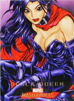 2008 Upper Deck Marvel Masterpieces Set 2 #5 Black Queen Front