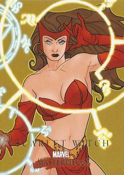 2008 Upper Deck Marvel Masterpieces Set 2 #72 Scarlet Witch Front