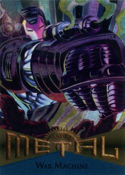 1995 Metal Marvel #27 War Machine Front
