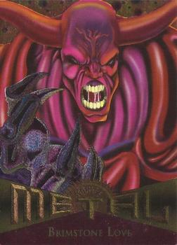 1995 Metal Marvel #44 Brimstone Love Front