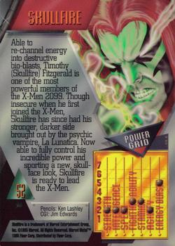 1995 Metal Marvel #52 Skullfire Back