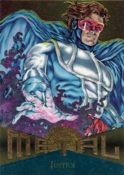 1995 Metal Marvel #64 Justice Front