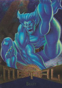 1995 Metal Marvel #85 Beast Front