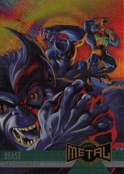 1995 Metal Marvel #126 Beast Front