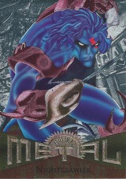 1995 Metal Marvel - Silver Flasher #7 Nightcrawler Front