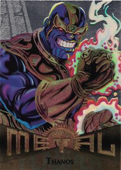 1995 Metal Marvel - Silver Flasher #19 Thanos Front