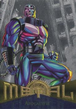 1995 Metal Marvel - Silver Flasher #82 Apocalypse Front