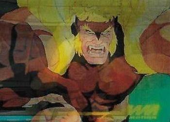 1996 Fleer/SkyBox Marvel Motion #12 Sabretooth Front