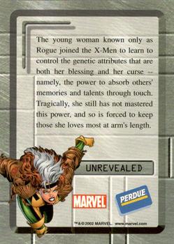 2002 Perdue Chicken Marvel #NNO9 Rogue Back