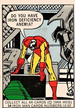 1966 Donruss Marvel Super Heroes #14 Do you have iron deficiency anemia? Front