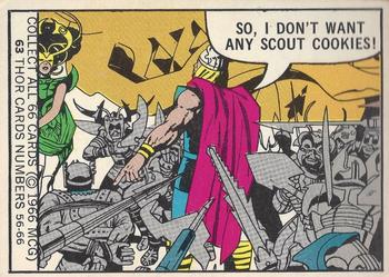 1966 Donruss Marvel Super Heroes #63 So, I don't want any scout cookies! Front
