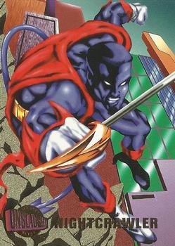 1996 Ultra Marvel Onslaught #51 Nightcrawler Front