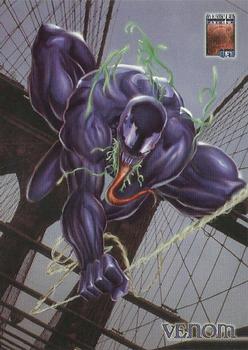 1997 Fleer/SkyBox Marvel Premium QFX #27 Venom Front