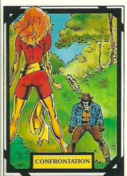 1988 Comic Images Marvel Universe III Wolverine #3 Confrontation Front