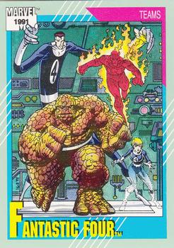 1991 Impel Marvel Universe II #150 Fantastic Four Front