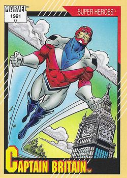 1991 Impel Marvel Universe II #12 Captain Britain Front