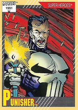 1991 Impel Marvel Universe II #14 Punisher Front