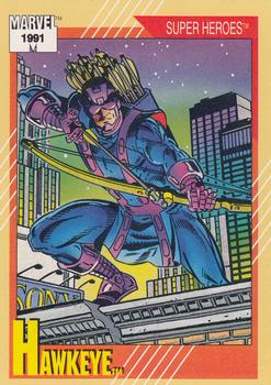 1991 Impel Marvel Universe II #20 Hawkeye Front
