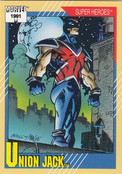 1991 Impel Marvel Universe II #24 Union Jack Front