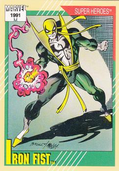 1991 Impel Marvel Universe II #28 Iron Fist Front
