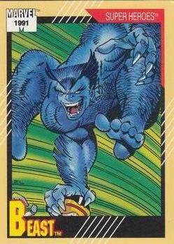 1991 Impel Marvel Universe II #40 Beast Front