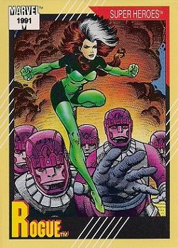 1991 Impel Marvel Universe II #42 Rogue Front