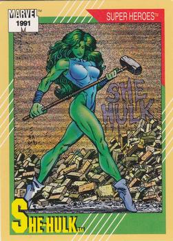 1991 Impel Marvel Universe II #43 She-Hulk Front