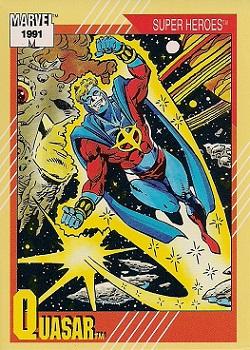 1991 Impel Marvel Universe II #49 Quasar Front