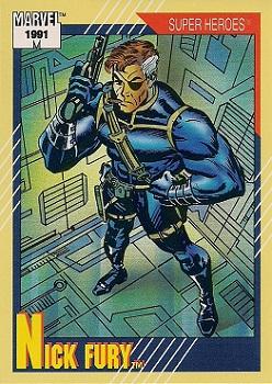1991 Impel Marvel Universe II #52 Nick Fury Front