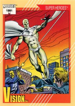 1991 Impel Marvel Universe II #19 Vision Front
