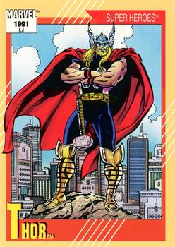 1991 Impel Marvel Universe II #48 Thor Front