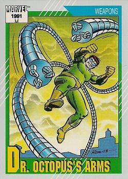1991 Impel Marvel Universe II #136 Dr. Octopus's Arms Front