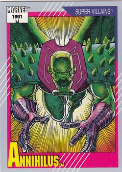 1991 Impel Marvel Universe II #72 Annihilus Front