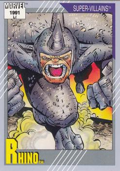 1991 Impel Marvel Universe II #73 Rhino Front