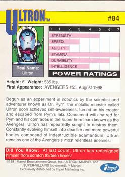 1991 Impel Marvel Universe II #84 Ultron Back