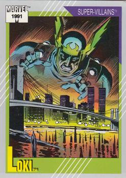 1991 Impel Marvel Universe II #89 Loki Front