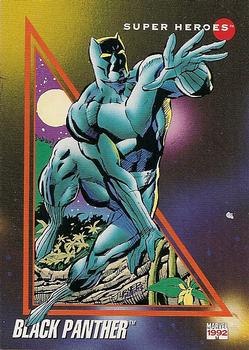 1992 Impel Marvel Universe #23 Black Panther Front