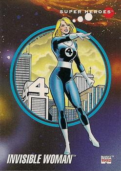 1992 Impel Marvel Universe #34 Invisible Woman Front