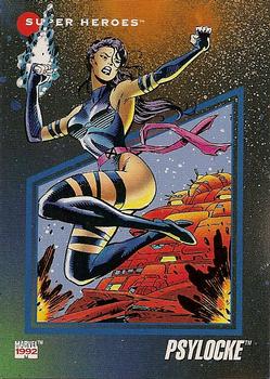 1992 Impel Marvel Universe #51 Psylocke Front