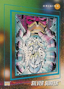 1992 Impel Marvel Universe #163 Silver Surfer Front