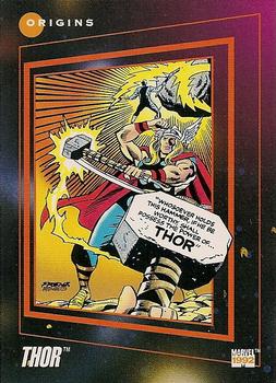 1992 Impel Marvel Universe #170 Thor Front