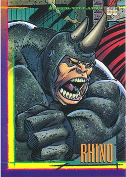 1993 SkyBox Marvel Universe #61 Rhino Front