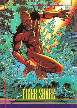 1993 SkyBox Marvel Universe #71 Tiger Shark Front